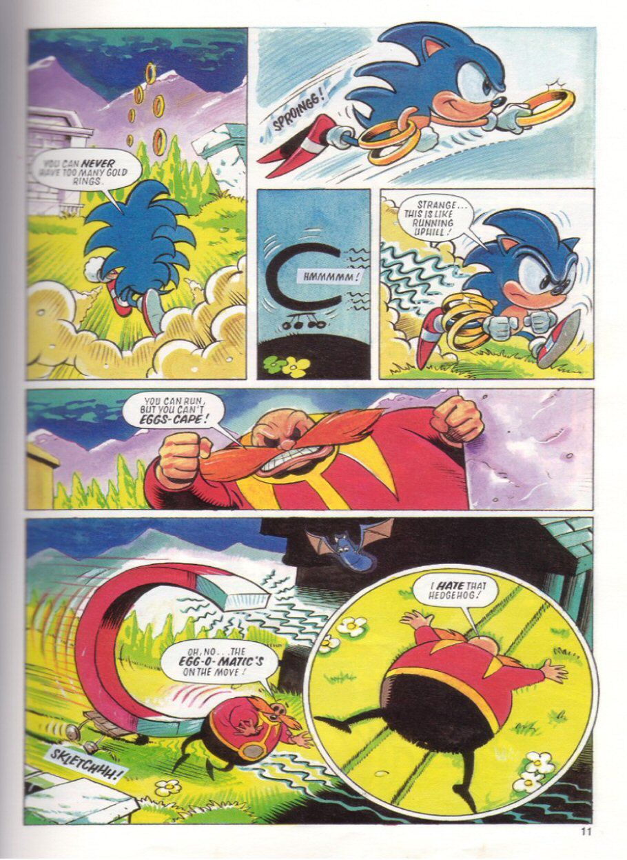 Sonic the Hedgehog Yearbook 1991 Page 10